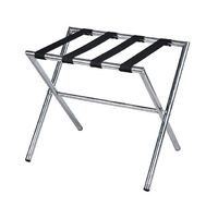 Hotel steel luggage rack chrome plated