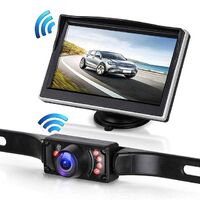 Car Wireless Rear View Camera System Full Color LCD Display with Wireless Transceiver