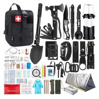 250 Pack IFAK Molle Bag Emergency Kit Outdoor Survival Kit Travel Tactical First Aid Kit