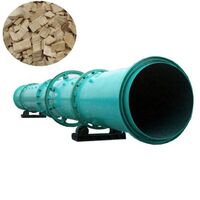 Sturdy Sawdust Rice Husk Drum Dryer