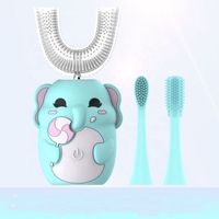 Cartoon Elephant Toothbrush Promotional U-shaped Children's Electric Toothbrush