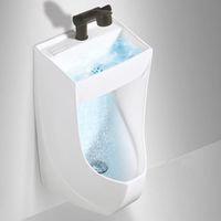 Unique design ceramic men's wall-mounted toilet bowl urinal combination for men