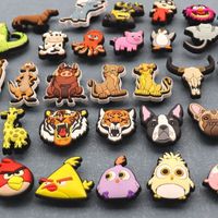 Cartoon Animal Designer 3D Alligator Ornaments Wholesale Custom Alligator Ornaments Rubber Shoes Ornaments