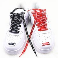 Yrunfeety Custom Text Printed Laces Flat Printed Laces on Both Sides 3 Colors for SP Laces AF1 Sneakers