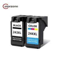 Colorzone Compatible with Canon PG243 CL244 PG243XL CL244XL 243 244 Ink Cartridge Compatible with Canon MG2922 Printer