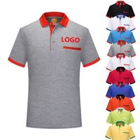 Custom Embroidered Logo Polo Shirt Short Sleeve Hotel Workwear Restaurant and Bar Uniform