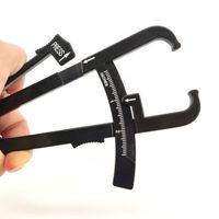 Plastic fat caliper body fat meter with tape measure for measuring fat skin folds