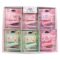 High Quality Basic Cute Kawaii Portable Plastic Mini Paper Stapler For Office School