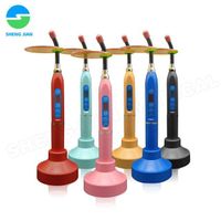 Shengjian Light Cures colorful plastic cheap high quality wireless rechargeable oral light curing light lampara de curado fotocurado