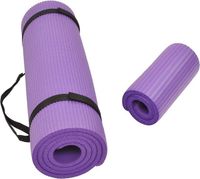 Quality Weighted Pop Yoga Mat Matt Eco-Friendly Material 12 Non-Slip Yoga Pilates Home and Gym Fitness Two-Color Yoga Mat