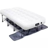 EZ-Bed Air Mattress with Frame and Rolling Box Self-Inflating Air Bed Automatic Closing Comfort Surface