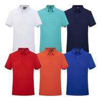 AI-MICH Manufacturing Custom Printing Sports Polo Cost-effective Men's Casual Cotton Cargo Lapel Short Sleeve Polo T-Shirt