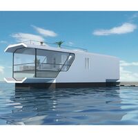 Factory Price Boathouse Holiday Resort Pontoon Marine Home Water Activity House Floating Modular House Floating Boat House