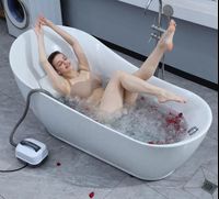 Bathtub Remote Control Spa Machine Bubble Jet Massage Bubble Cushion