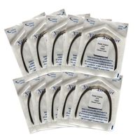 Dental Orthodontic Material Round Rectangular Nickel Titanium Arch Wire For Teeth