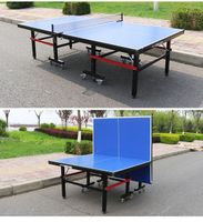 Factory direct sale indoor and outdoor table tennis table movable folding product table tennis