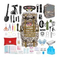 Outdoor Large Capacity Survival Tactical Backpack Emergency First Aid Kit with Molle System