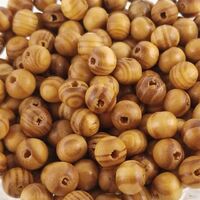 Wood palm pine natural spicy fragrant beads for jewelry making, crafts, rosary