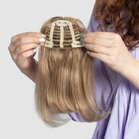 Original 100% Remy Human Hair Clip Bangs Natural Virgin Cuticle Bangs Head Clip Hair Extensions