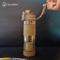 650ml Portable Custom Logo Personal Purifier Cup Hydrogen Motion Filtration System Alkaline Water Bottle