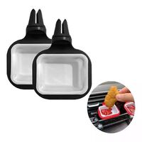 2023 Universal Car Chip Sauce Clip Black Car Dip Sauce Holder Installed in Car Sauce Holder