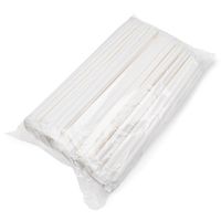 Wholesale Manufacturer White Biodegradable Disposable Custom Paper Straws