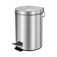 Hot Sale Stainless Steel Trash Can PP Bucket Household Pedal Trash Can