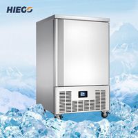 10 Tray Small Air Cooled Quick Freezer Quick Freezer Small Freezer 2 Door Refrigerator Chiller