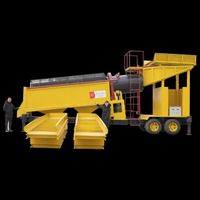 Alluvial gold mining equipment drum washing plant gold separator