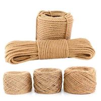 High Quality Hemp Rope 4mm 6mm Useful Chinese Sisal Rope 100% Natural Jute Twisted Rope