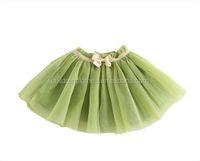 High Quality Solid Color Fashion Cute Girls Clothes Fluffy Skirt Chiffon Girls Dresses