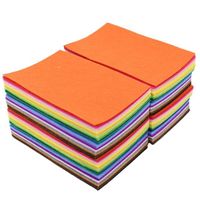 A4 Hard Felt Fabric Bed Sheet Craft Felt Soft Washable 100 Colors Art Square Bed Sheet