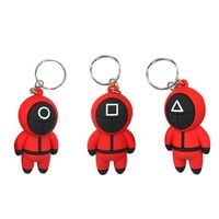 Wholesale Car Charms Small Gift Rubber Rubber Ring Game Key Chain