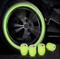 Motorcycle Wheel Dustproof Car Luminous Tire Rod Air Valve Cover Light Self-illuminating Car Tire Valve