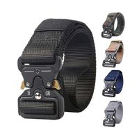 Quick Release Buckle Adjustable 38mm Outdoor Belt Recycled RPET Nylon Men's Tactical Belt