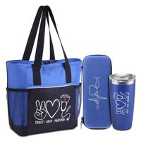 Popular Personalized Waterproof Nurse Lunch Tote With Pockets