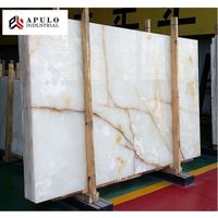 Factory Price Large Large Snow White Crystal Onyx Stone Stock Marble Carrera Slab Floor Tile with Orange Golden Brown Yellow Texture