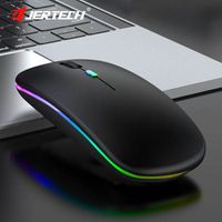 Best Manufacturer Cordless Slim Portable Optical RGB Gaming BT 2.4G Dual Mode USB PC Laptop Rechargeable Wireless Mouse