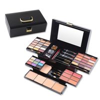 Self-owned brand fashion new products launch eye shadow lip gloss + foundation + blush + mascara makeup set