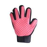 Manufacturer Pet Hair Remover Pet Cleaning Brush Rubber Five Finger Hair Removal Pet Grooming Gloves