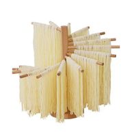 Foldable Kitchen Wooden Bamboo Food Spaghetti Pasta Drying Rack