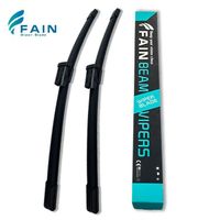 Fain Button Frameless Car Wiper Blades Car OEM Windshield Wiper Custom Box Time Rubber