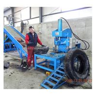 High quality waste tire shredder for recycling