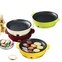 Non-stick Cooking Surface Electric Frying Pan Korean Household Electric Oven Smokeless Electric Hot Plate Baking Pan