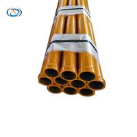 DN125 concrete pump straight pipe double wall wear-resistant pipe flange connection 2017 hot sale