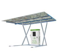 30kW Solar EV Electric Car Charging Station Home Personal Carport Solar Carport Charging System