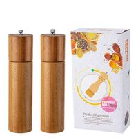 Salt and Pepper Grander Mill Manual Spice Mill Wooden Pepper Mill Tableware Gift