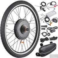 48V 1000W Electric Bike Conversion Kit, Optional Lithium Battery