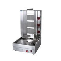 Gas 3 Burner Mini Electric Used Chicken Kebab Dona Shawarma Making Grill Machine Equipment For Sale