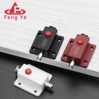 Plastic door latch latch door and window cabinet box spring latch furniture hardware accessories push button switch